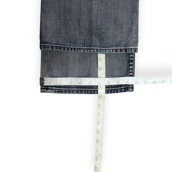 EUC Express Stella Bootcut Jeans Sz. 12 Studded Distressed Low Rise Y2K Grunge - Picture 11 of 12